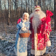 ВИДЕО поздравление от Деда Мороза и Снегурочки с праздниками